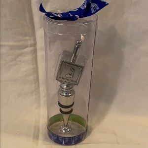 NWT mud pie Dreidel Wine Topper!